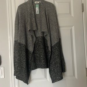 Gray cardigan